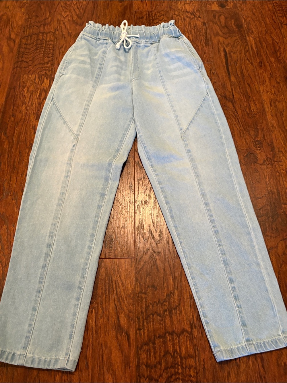 Forever 21 drawstring waist jeans